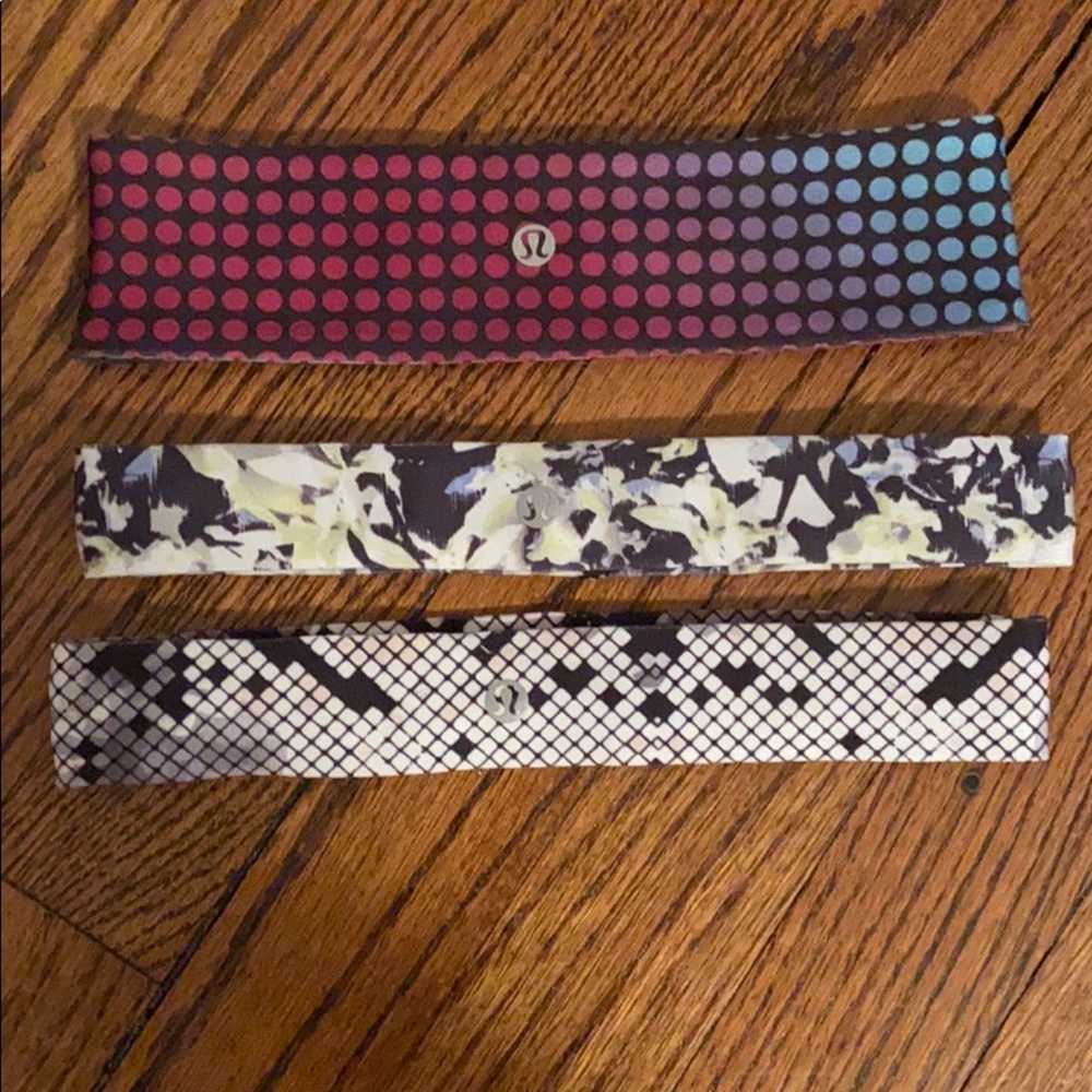 3 Lululemon Headbands